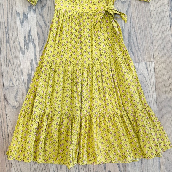 FRNCH Paris Women’s Gladys Floral Puff Sleeve Vintage Inspired Dress Size XS - Picture 6 of 14